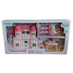 SEHER TAVŞAN AİLESİ SETİ RANZALI KOLTUKLU 3 ASORTİ SH59688 *9