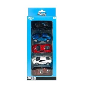 5 Lİ DİECAST MODEL ARABA TN-1025 *144