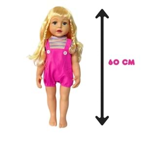 AYLİN GERÇEK YÜZLÜ KONUŞAN ET BEBEK 60 CM PVC 8575 *15