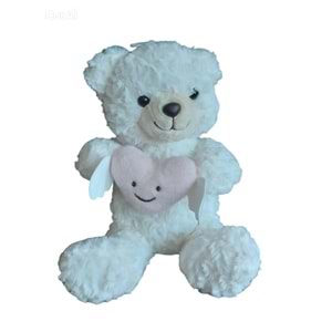 PELUŞ 30 CM KANATLI KALP TUTAN AYI PL50246 *34