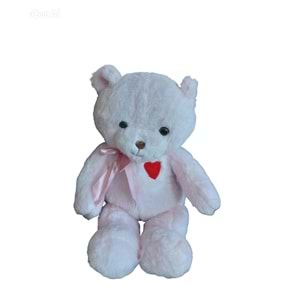 PELUŞ 50 CM KALP NAKIŞLI AYILAR PL50248 *24