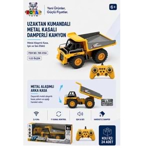 METAL KASALI DAMPERLİ UZM.KUM. İŞ MAKİNASI 789-415A *24