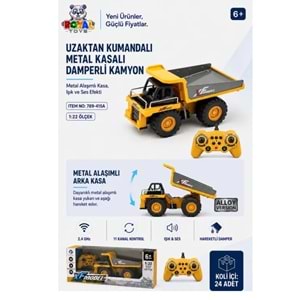 METAL KASALI DAMPERLİ UZM.KUM. İŞ MAKİNASI 789-415A *24