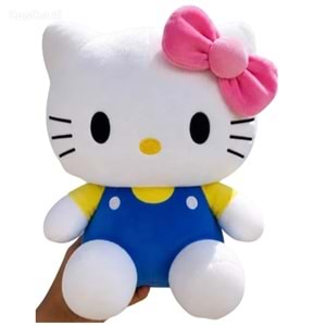PELUŞ 50 CM MAVİ PEMBE HELLO POL-1129 *48