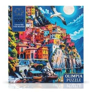PUZZLE OLİMPIA COLORFUL HİLLS UNDER MOONLİGHT 1000 PRÇ 15011 *12
