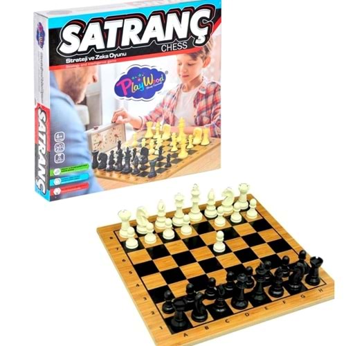 KUTUDA AHŞAP SATRANÇ OYUNU ONY-212 * 20
