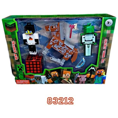 4LÜ KUTULU MİNECRAFT SETİ 83212*98