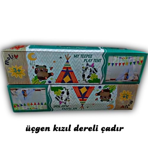 AHŞAP ZİGZAG OYUN ÇADIRI MOL-077 *12