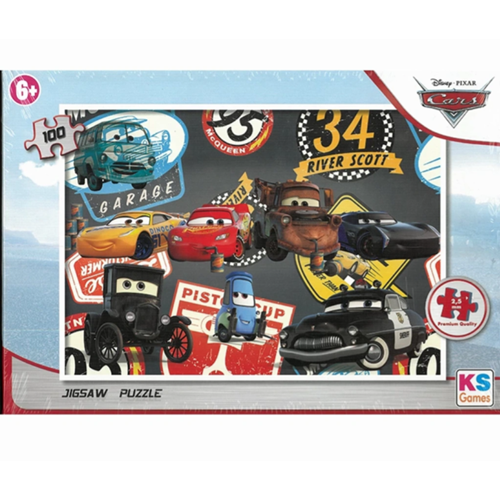 PUZZLE CARS PUZZLE 100 PRÇ CR 714-1 *12