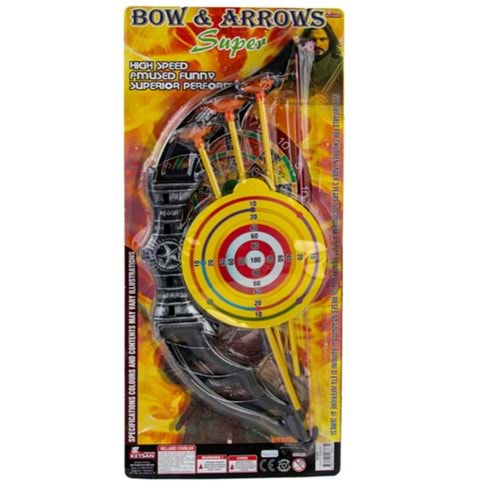KARTELA HEDEFLİ OK YAY SET KS-867 *40