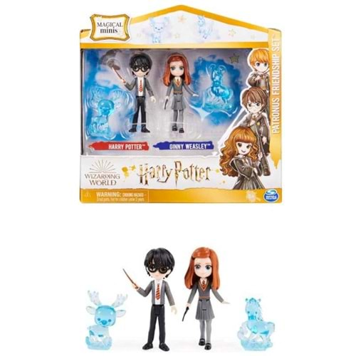 - SUN-SPM-FİGÜR SET WWO HARRY POTTER VE GINNY WEASLEY M.MINIS PATRONUS FRIENDSHIP 8CM.(HARRY) 778988418239