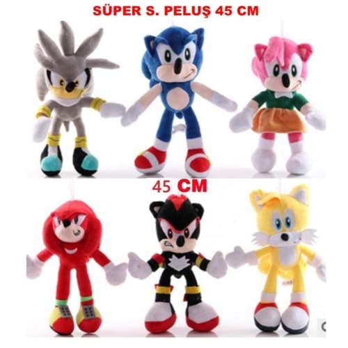 PELUŞ BÜYÜK BOY SONİC 45 CM AY-2 *100