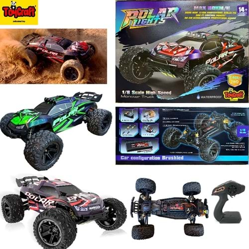 TOYCRAFT 80KM/H 1:8 ELEKTRİKLİ YÜKSEK HIZ RC CAR HS10421/HS10422 *6