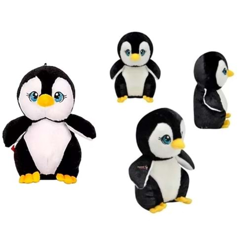 40 CM PARLAK GÖZLÜ PENGUEN PELUŞ PL62265 *24