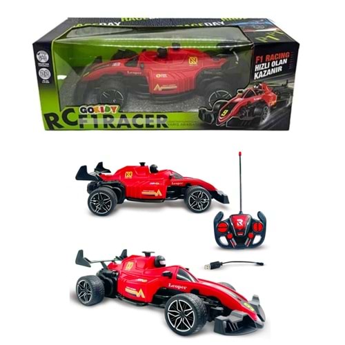 UZAKTAN KUMANDALI ŞARJLI F1 FORMULA ARAÇ 585-47A/OZA.62233 *24