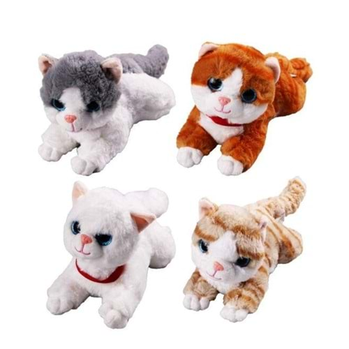 PELUŞ KEDİ SESLİ 25 CM 2309034 *96