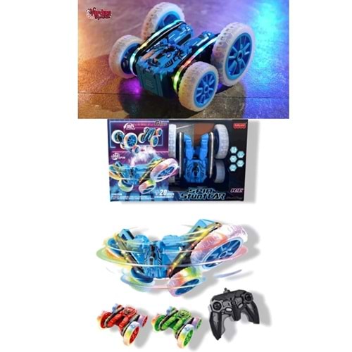 UK FF SARJLI ISIKLI,BUHARLI STUNT 360 SPIN ARABA HG4-45 *12