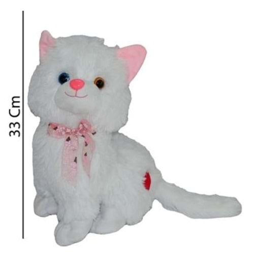 33 CM SESLİ KEDİ PL62877 * 48