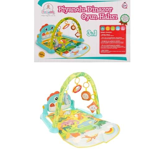 PİYANOLU DİNAZOR OYUN HALISI E0643 *12