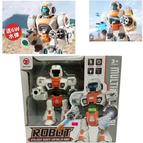 UZAKTAN KUMANDALI VANTUZ VE DUMAN ATAN PROGRAMLI ROBOT 606-37 *12