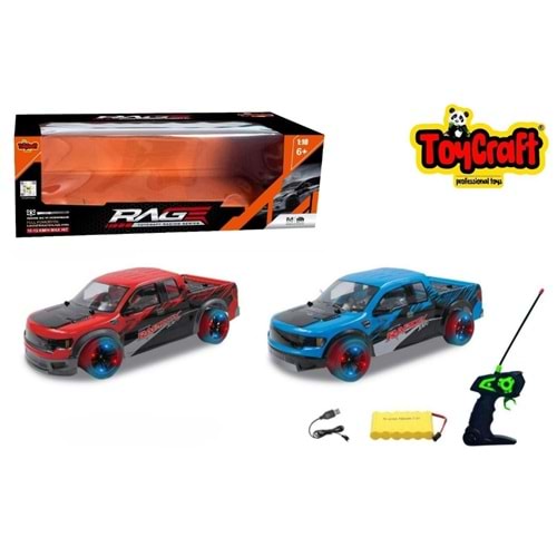 TOYCRAFT UZK RACİNG SERİ ARABA 1.10 10-15KM/H ESD998-31A *8