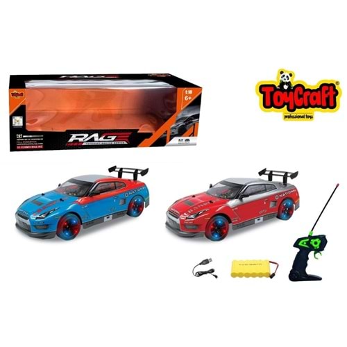 TOYCRAFT UZK RACİNG SERİ ARABA 1.10 10-15KM/H ESD998-40A *8