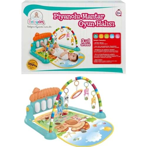 BABYCİM MANTAR PİANOLU OYUN HALISI HE03639KU *12