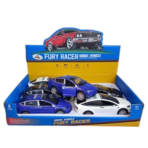 FURY RACER MÜZİKLİ SÜRTMELİ TESLA TS-1BA *72