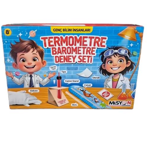 TERMOMETRE VE BAROMETRE DENEY SETİ MSY-670 *32
