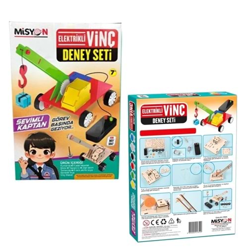 ELEKTRİKLİ VİNÇ DENEY SETİ MSY-5847 *40