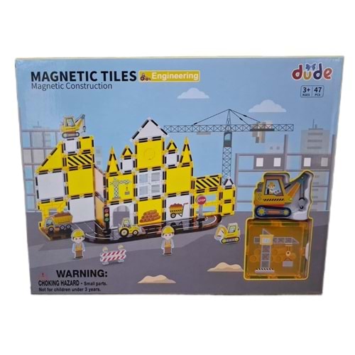 MAGNETIC LEGO 47 PARÇA İNŞAAT SERİSİ SH40757 *12