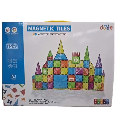 MAGNETIC LEGO 75 PARÇA RENKLİ PENCERE SH40764 *8