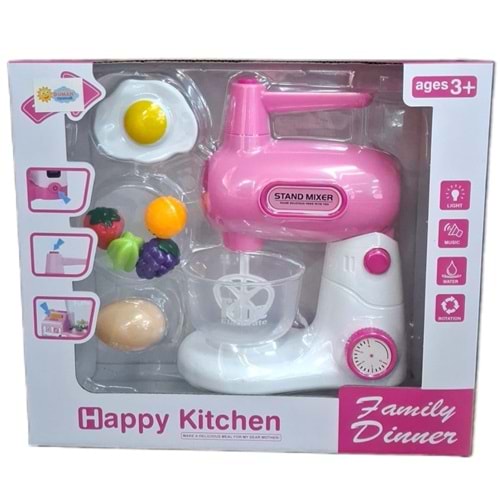 PİLLİ IŞIKLI MİKSER HAPPY KİTCHEN MUTFAK 5536-9 *24