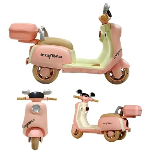 WESPİNA AKÜLÜKUMANDALI MOTOR PEMBE(KUTULU) WPAK5 *1