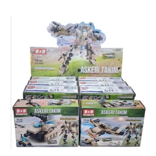 LEGO ASKER TAKIMI 43 PARÇA 8617-1-2-3-4-5-6-7-8- *144