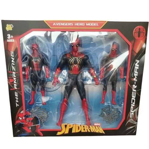 KUTULU 3 LÜ SPIDERMAN KAREKTER FAB.1089 *24