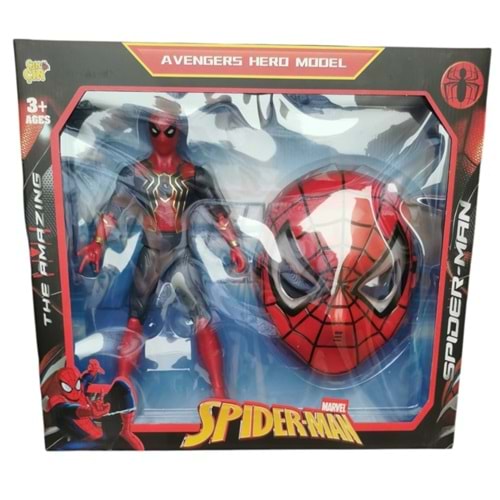 KUTULU MASKELİ SPIDERMAN SET FAB.2086 *24