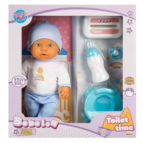 SUN- BEBELOU BEBEK TOILET TIME SESLİ GÜLEN AĞLAYAN 30141 *12