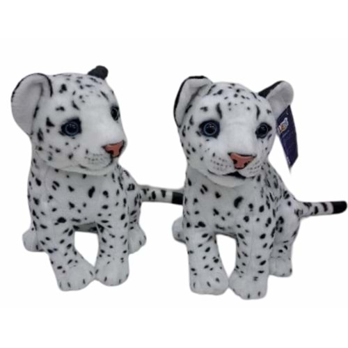PELUŞ 43 CM KÜÇÜK BEYAZ LEOPAR PL50135 *40