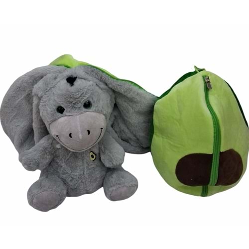 PELUŞ 27 CM AVAKADO FERMUARLI KÖPEK PL62383 *40