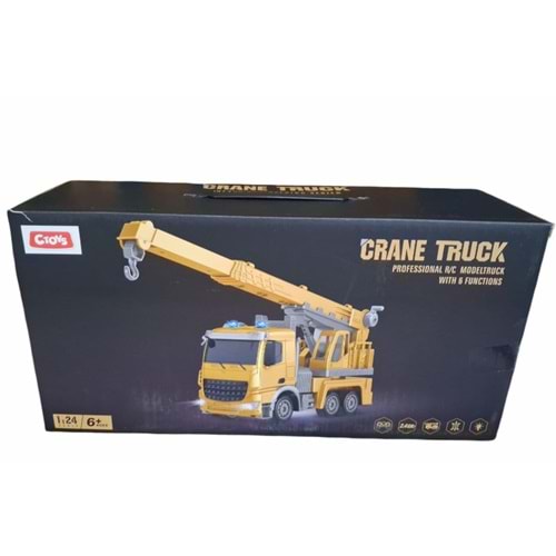 UZK ŞARJLI IŞIKLI VİNÇLİ KAMYON 1:24 CTOY-QH2801-3D *6