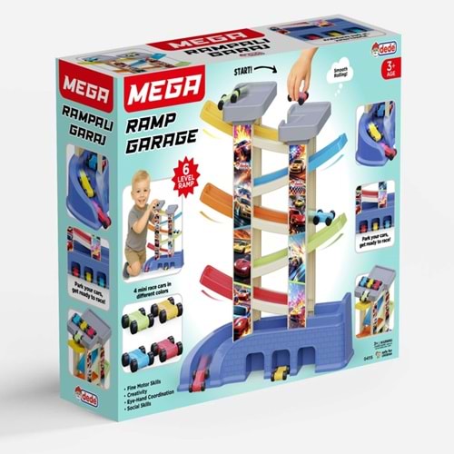 MEGA 6 KATLI RAMPALI GARAJ SETİ 04115 *12