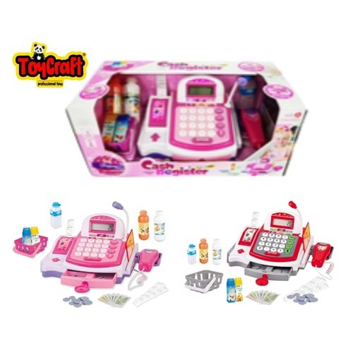 TOYCRAFT SLİP ÇIKARTAN PİLLİ YAZAR KASA *12 1525/1525N