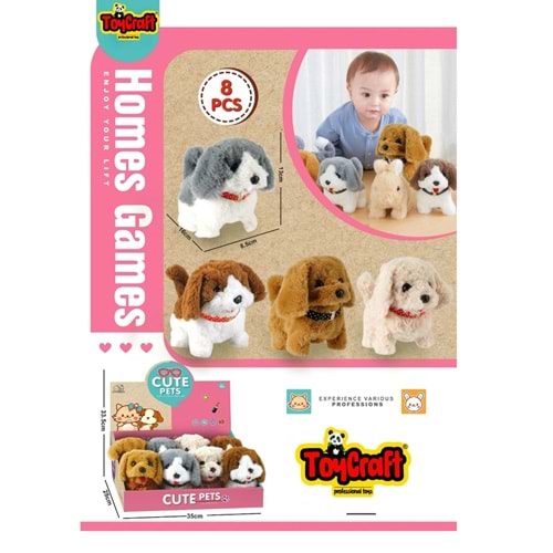 TOYCRAFT DISPLAY AKILLI KÖPEK PİLLİ SESLİ 8832-32 *64