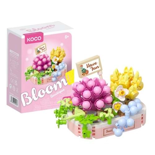 SUN LEGO BLOK BOUTQUE SUKULET BİTKİ KOMBİNASYONU 249 PRÇ 2086 *48