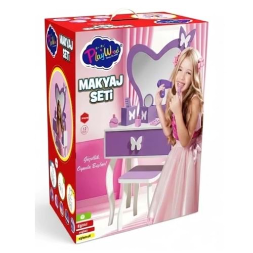 KUTUDA AHŞAP MAKYAJ SETİ ONY-413 *