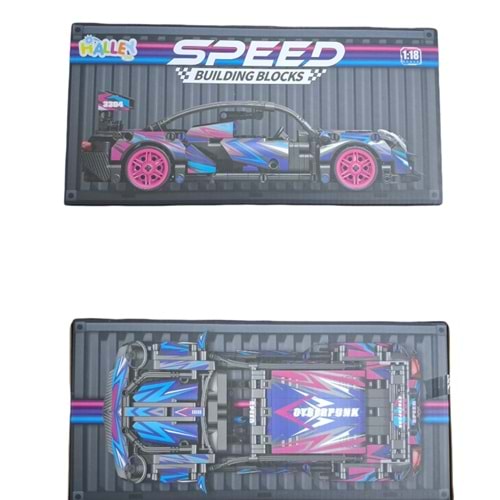 SEHER BLOK OYUNCAK LÜKS SPEED BUILDING BLOCKS 9055-4 *24