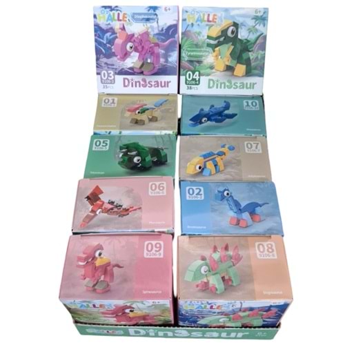 SEHER DİNOSAUR BLOK OYUNCAK 9106 *720