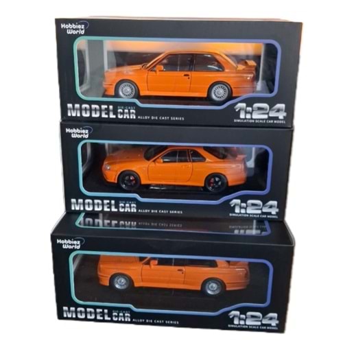 MODEL ARABA 1:24 BMW E30 KASA NİSSAN SKYLİNE GTR R341901-340-370 *24