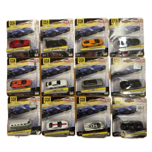 METAL SPEED ZONE 1:64 MODEL ASORTİ ÇEŞİT 82201 *72